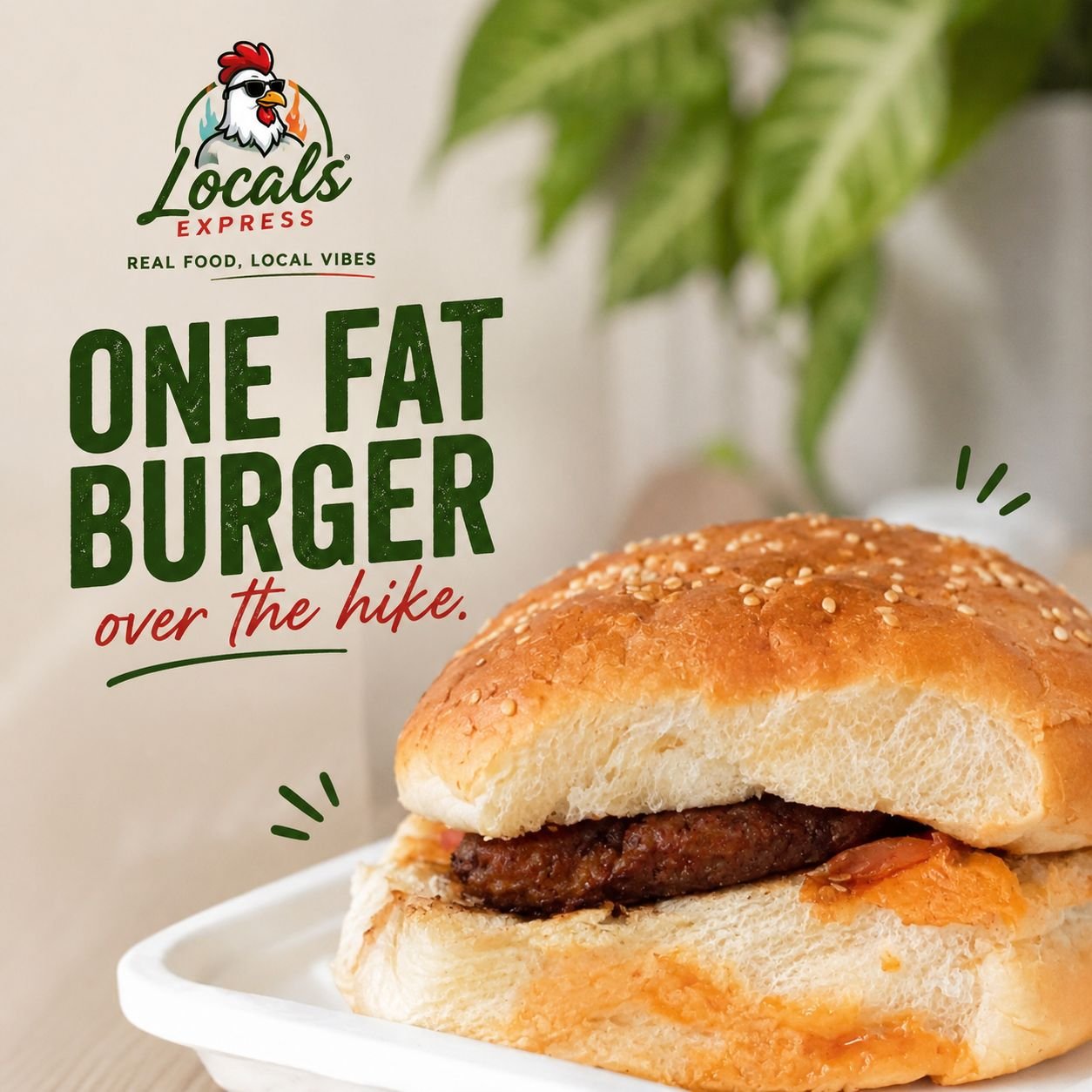 One Fat Beef Burger